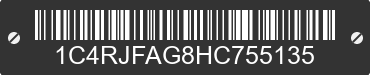 2017 JEEP Grand Cherokee 1C4RJFAG8HC755135 VIN decoded