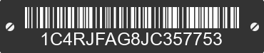 2018 JEEP Grand Cherokee 1C4RJFAG8JC357753 VIN decoded