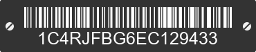2014 JEEP Grand Cherokee 1C4RJFBG6EC129433 VIN decoded