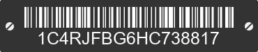 2017 JEEP Grand Cherokee 1C4RJFBG6HC738817 VIN decoded