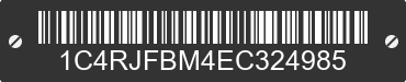 2014 JEEP Grand Cherokee 1C4RJFBM4EC324985 VIN decoded