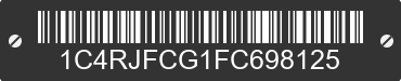 2015 JEEP Grand Cherokee 1C4RJFCG1FC698125 VIN decoded