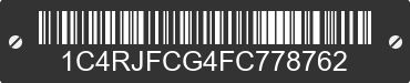 2015 JEEP Grand Cherokee 1C4RJFCG4FC778762 VIN decoded