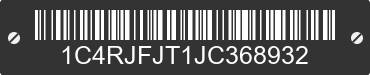 2018 JEEP Grand Cherokee 1C4RJFJT1JC368932 VIN decoded