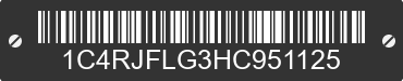 2017 JEEP Grand Cherokee 1C4RJFLG3HC951125 VIN decoded