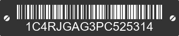 2023 JEEP Grand Cherokee 1C4RJGAG3PC525314 VIN decoded