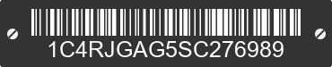 2025 JEEP Grand Cherokee 1C4RJGAG5SC276989 VIN decoded