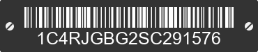 2025 JEEP Grand Cherokee 1C4RJGBG2SC291576 VIN decoded