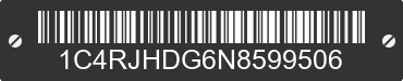 2022 JEEP Grand Cherokee 1C4RJHDG6N8599506 VIN decoded