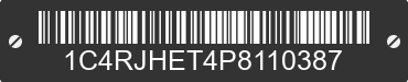 2023 JEEP Grand Cherokee 1C4RJHET4P8110387 VIN decoded