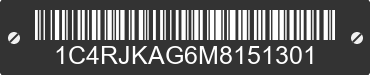 2021 JEEP Grand Cherokee 1C4RJKAG6M8151301 VIN decoded