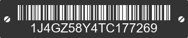1996 JEEP Grand Cherokee 1J4GZ58Y4TC177269 VIN decoded
