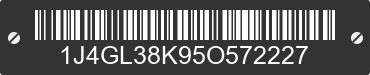 2005 JEEP Liberty 1J4GL38K95O572227 VIN decoded