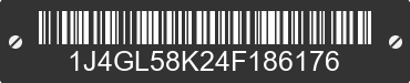 2004 JEEP Liberty 1J4GL58K24F186176 VIN decoded