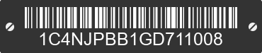 2016 JEEP Patriot 1C4NJPBB1GD711008 VIN decoded