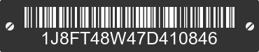 2007 JEEP Patriot 1J8FT48W47D410846 VIN decoded
