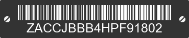 2017 JEEP Renegade ZACCJBBB4HPF91802 VIN decoded