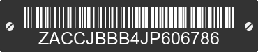 2018 JEEP Renegade ZACCJBBB4JP606786 VIN decoded