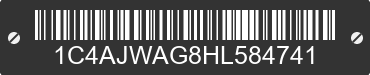 2017 JEEP Wrangler 1C4AJWAG8HL584741 VIN decoded