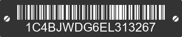 2014 JEEP Wrangler 1C4BJWDG6EL313267 VIN decoded