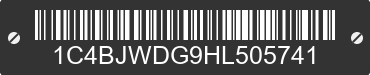 2017 JEEP Wrangler 1C4BJWDG9HL505741 VIN decoded