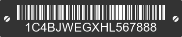 2017 JEEP Wrangler 1C4BJWEGXHL567888 VIN decoded