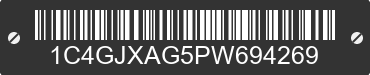 2023 JEEP Wrangler 1C4GJXAG5PW694269 VIN decoded