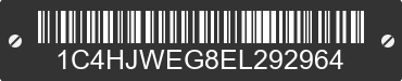2014 JEEP Wrangler 1C4HJWEG8EL292964 VIN decoded