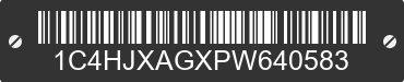 2023 JEEP Wrangler 1C4HJXAGXPW640583 VIN decoded