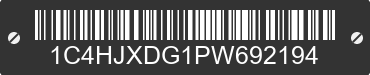 2023 JEEP Wrangler 1C4HJXDG1PW692194 VIN decoded
