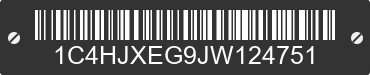 2018 JEEP Wrangler 1C4HJXEG9JW124751 VIN decoded