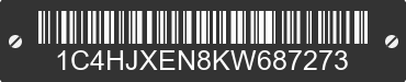 2019 JEEP Wrangler 1C4HJXEN8KW687273 VIN decoded