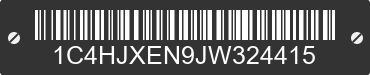 2018 JEEP Wrangler 1C4HJXEN9JW324415 VIN decoded