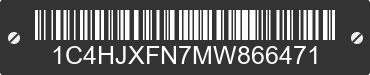 2021 JEEP Wrangler 1C4HJXFN7MW866471 VIN decoded
