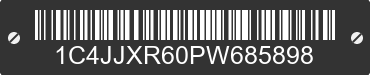 2023 JEEP Wrangler 1C4JJXR60PW685898 VIN decoded