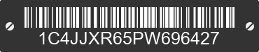 2023 JEEP Wrangler 1C4JJXR65PW696427 VIN decoded