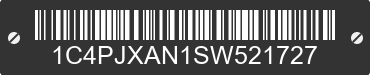 2025 JEEP Wrangler 1C4PJXAN1SW521727 VIN decoded