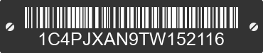 2026 JEEP Wrangler 1C4PJXAN9TW152116 VIN decoded