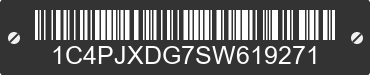 2025 JEEP Wrangler 1C4PJXDG7SW619271 VIN decoded