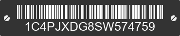 2025 JEEP Wrangler 1C4PJXDG8SW574759 VIN decoded
