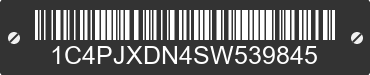 2025 JEEP Wrangler 1C4PJXDN4SW539845 VIN decoded