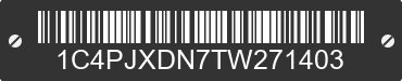 2026 JEEP Wrangler 1C4PJXDN7TW271403 VIN decoded