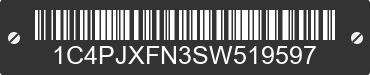 2025 JEEP Wrangler 1C4PJXFN3SW519597 VIN decoded