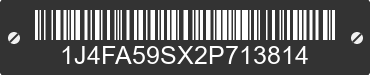 2002 JEEP Wrangler 1J4FA59SX2P713814 VIN decoded