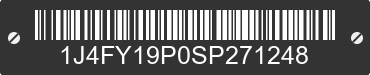 1995 JEEP Wrangler 1J4FY19P0SP271248 VIN decoded