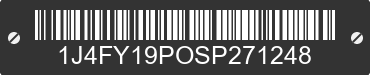 1995 JEEP Wrangler 1J4FY19POSP271248 VIN decoded