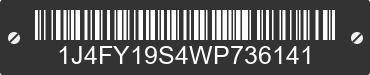 1998 JEEP Wrangler 1J4FY19S4WP736141 VIN decoded