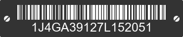 2007 JEEP Wrangler 1J4GA39127L152051 VIN decoded