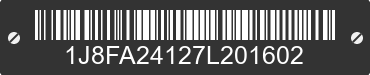2007 JEEP Wrangler 1J8FA24127L201602 VIN decoded