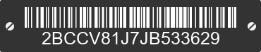 1988 JEEP Wrangler 2BCCV81J7JB533629 VIN decoded